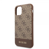 Guess iPhone 11 Pro Max Cover Stripe Cover Brun