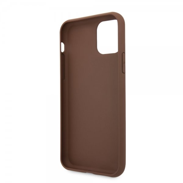 Guess iPhone 11 Pro Max Cover Stripe Cover Brun