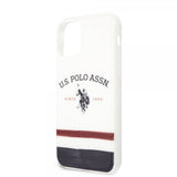 U.S. Polo iPhone 11 Pro Max Cover Tricolore Hvid