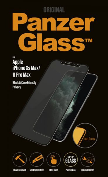 PanzerGlass iPhone Xs Max/11 Pro Max Skærmbeskyttelse CaseFriendly Privacy
