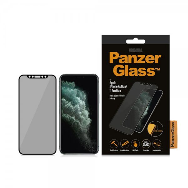 PanzerGlass iPhone Xs Max/11 Pro Max Skærmbeskyttelse CaseFriendly Privacy