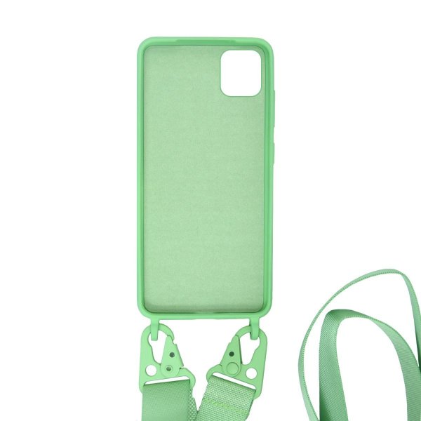iPhone 11 Pro Cover Silikone med Halsrem Grøn