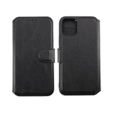 Rvelon iPhone 11 Pro Etui Udklappeligt Kortfag Sort