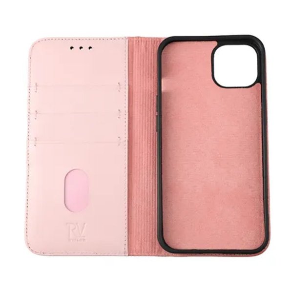Rvelon iPhone 11 Pro Cover Ægte Læder Rosa