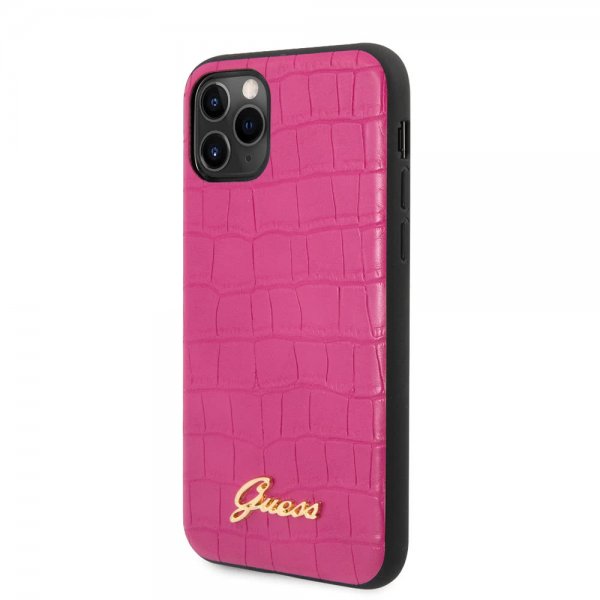 Guess iPhone 11 Pro Cover Croco Rose