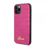 Guess iPhone 11 Pro Cover Croco Rose