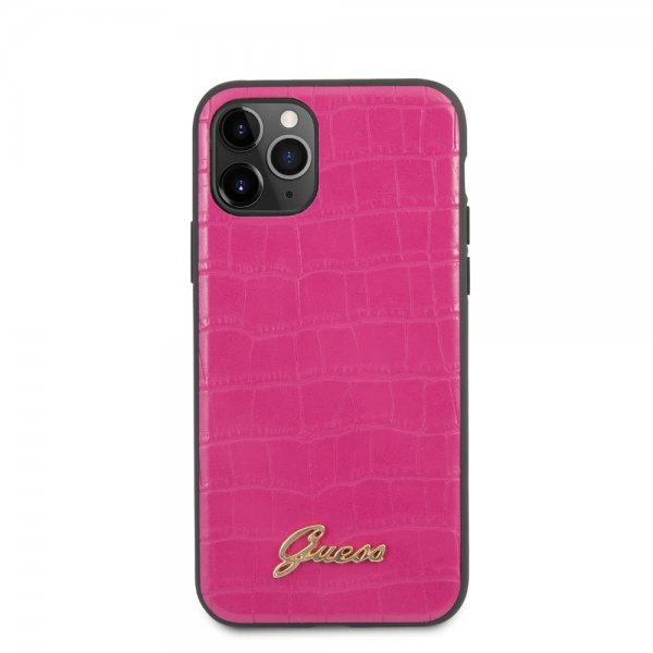 Guess iPhone 11 Pro Cover Croco Rose