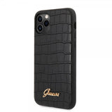 Guess iPhone 11 Pro Cover Croco Sort