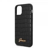 Guess iPhone 11 Pro Cover Croco Sort