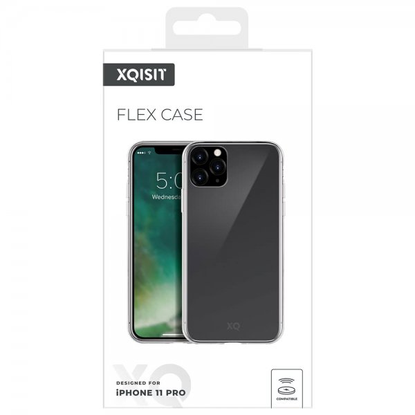 Xqisit iPhone 11 Pro Cover Flex Case Transparent