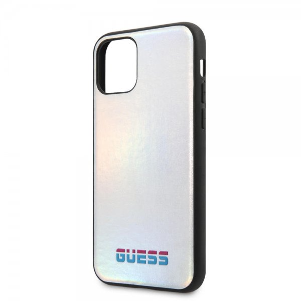 Guess iPhone 11 Pro Cover Iridescent Sølv