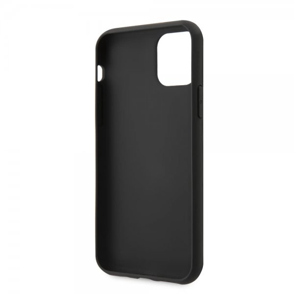 Guess iPhone 11 Pro Cover Lædertekstur Sort