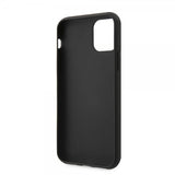Guess iPhone 11 Pro Cover Lædertekstur Sort