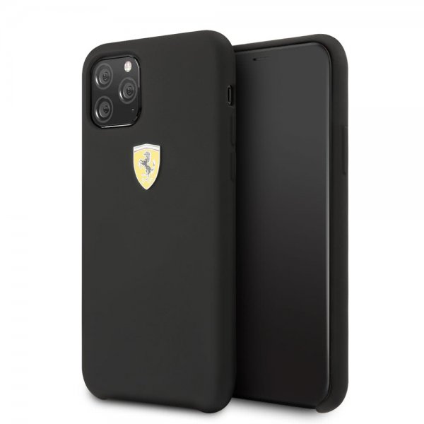 Ferrari iPhone 11 Pro Cover med Logo Sort