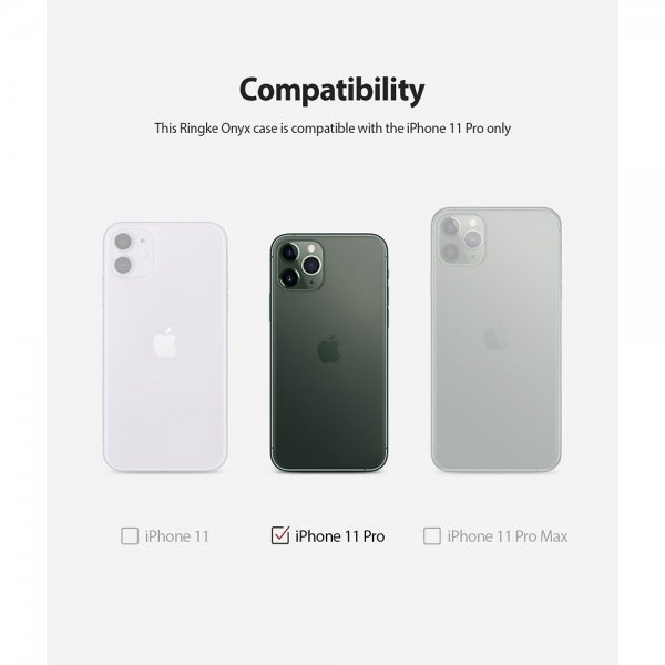 Ringke iPhone 11 Pro Cover Onyx Sort