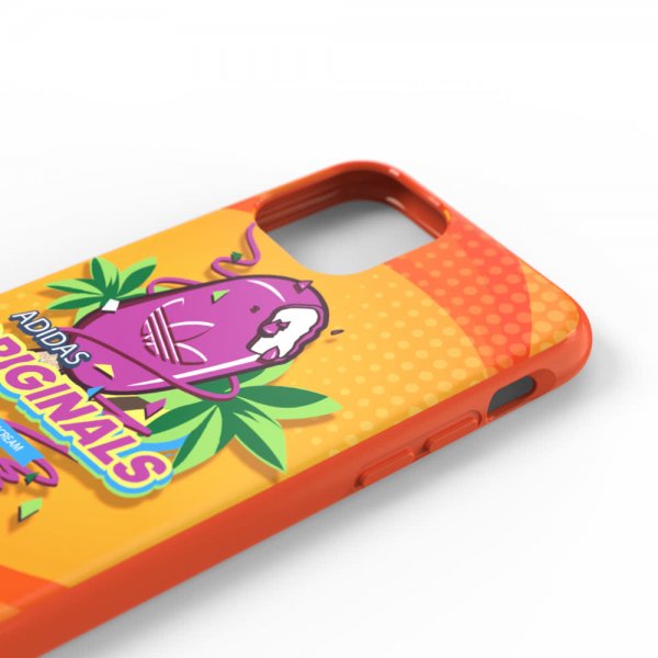 Adidas iPhone 11 Pro Cover ELLER Støbt Cover Bodega FW19 Active Orange
