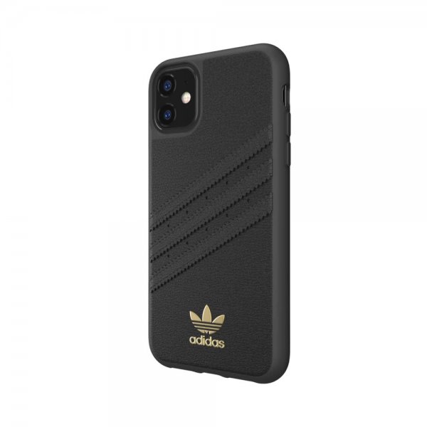 Adidas iPhone 11 Cover OR 3 Stripes Snap Case Premium Kortlomme FW19 Sort