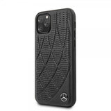 Mercedes Benz iPhone 11 Pro Cover Perforeret Sort