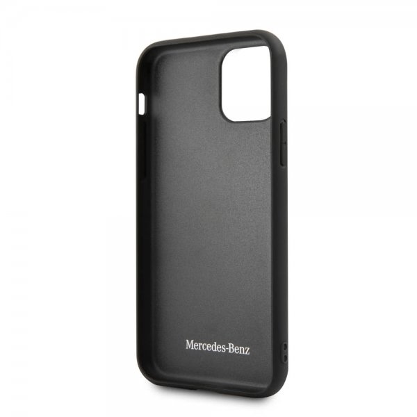 Mercedes Benz iPhone 11 Pro Cover Perforeret Sort
