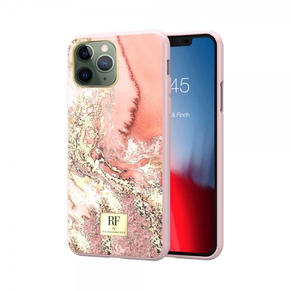 Richmond & Finch iPhone 11 Pro Cover Pink Marble Gold