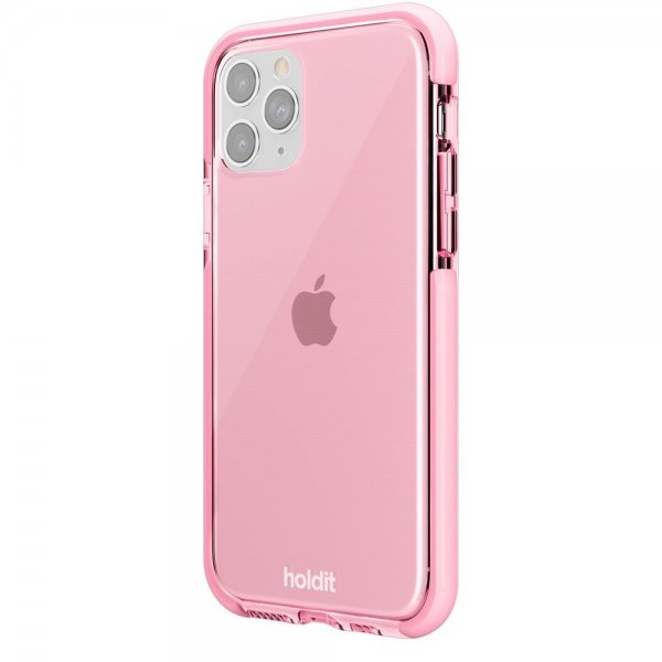 holdit iPhone 11 Pro Cover Seethru Bright Pink