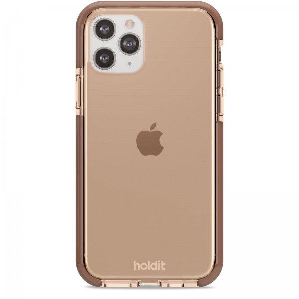 holdit iPhone 11 Pro Cover Seethru Dark Brown