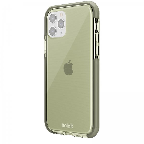 holdit iPhone 11 Pro Cover Seethru Khaki Green