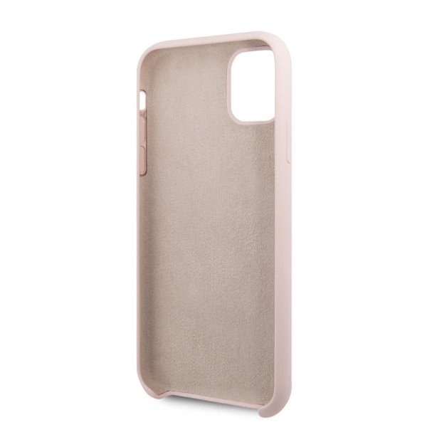 Guess iPhone 11 Pro Skal Silicone Cover Vintage Rosa