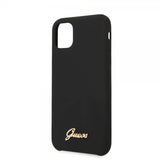 Guess iPhone 11 Pro Skal Silicone Cover Vintage Sort