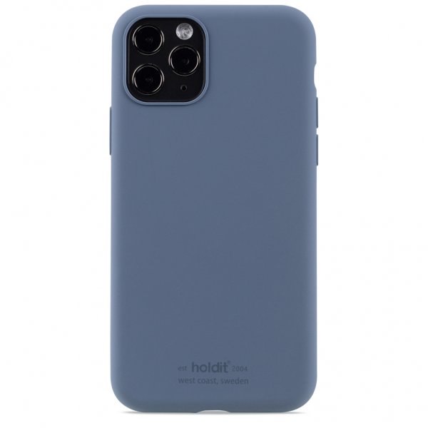 holdit iPhone 11 Pro Cover Silikone Pacific Blue