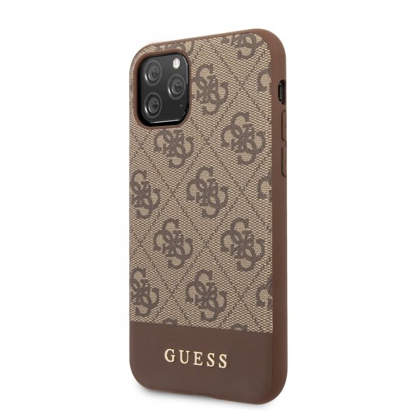 Guess iPhone 11 Pro Cover Stripe Brun