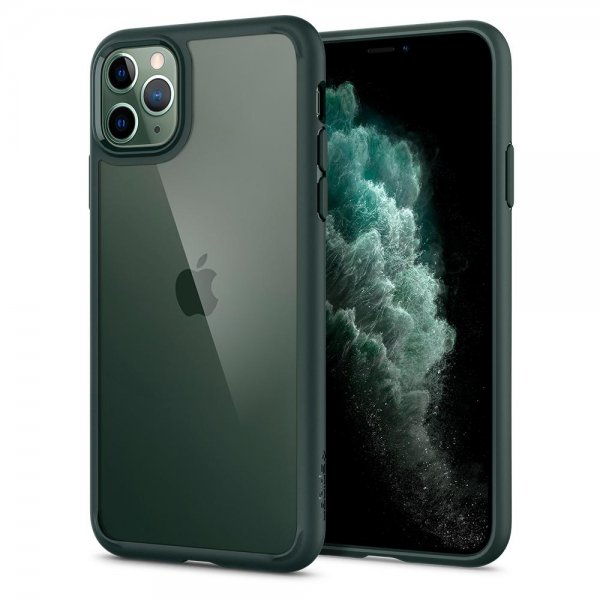 Spigen iPhone 11 Pro Cover Ultra Hybrid Midnight Green