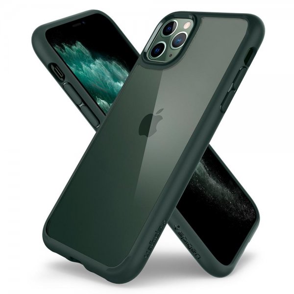 Spigen iPhone 11 Pro Cover Ultra Hybrid Midnight Green