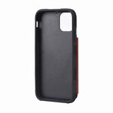 iPhone 11 Pro Cover Udfoldelig Kortholder Brun