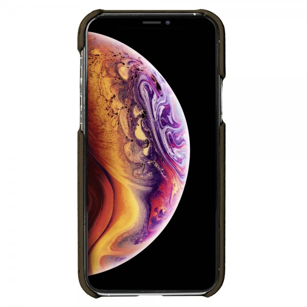 Krusell iPhone 11 Cover Birka Cover Mørkebrun