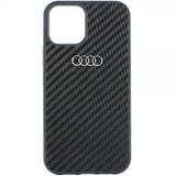 Audi iPhone 11 Cover Carbon Fiber Sort