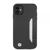 BMW iPhone 11 Cover Kortplads Sort