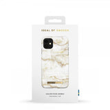 Ideal of Sweden iPhone 11 Cover Fashion Case Golden Pearl Marble
