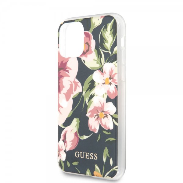 Guess iPhone 11 Cover Flower Edition N.3 Navy