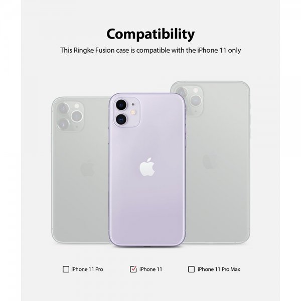 Ringke iPhone 11 Cover Fusion Matte Clear
