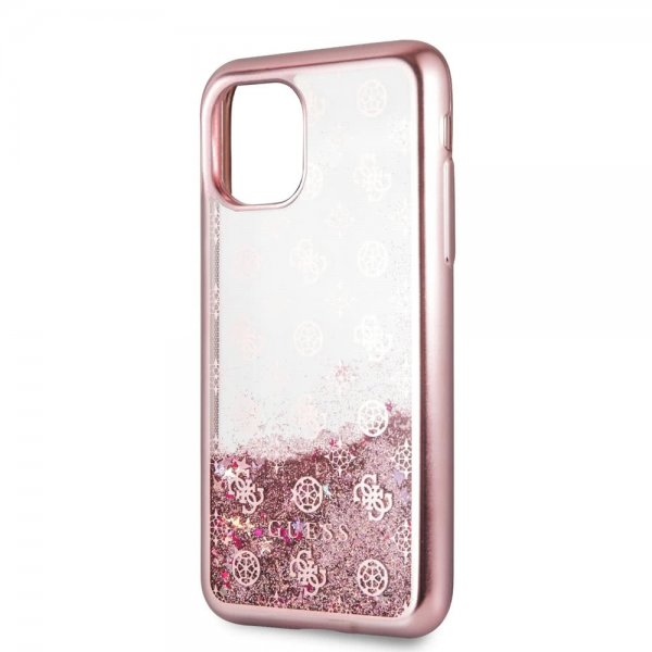 Guess iPhone 11 Cover Glitter Rosegold