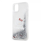 Hello Kitty iPhone 11 Cover Liquid Glitter Gennemsigtig