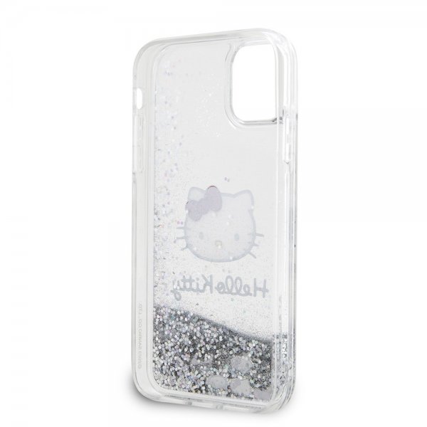 Hello Kitty iPhone 11 Cover Liquid Glitter Gennemsigtig