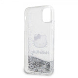 Hello Kitty iPhone 11 Cover Liquid Glitter Gennemsigtig