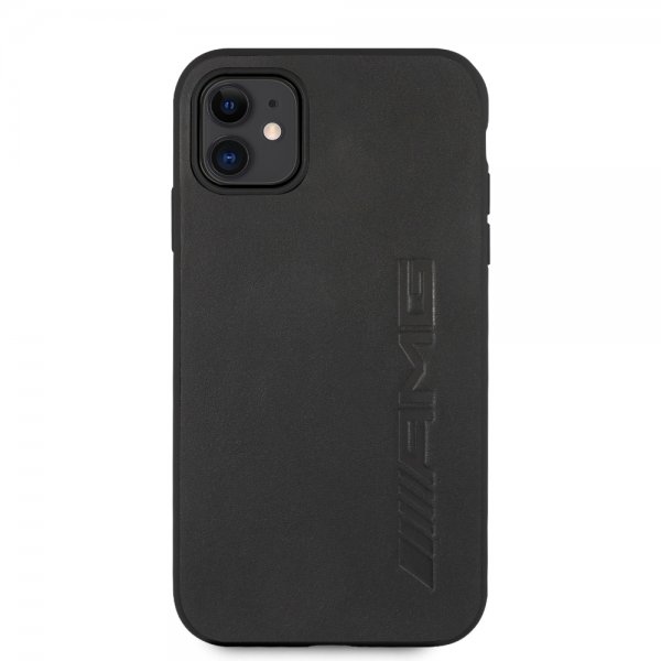 AMG iPhone 11 Cover Logo Stempel Sort