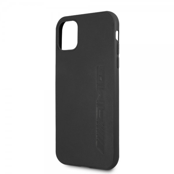 AMG iPhone 11 Cover Logo Stempel Sort