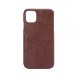 Onsala iPhone 11 Cover med et Kortrum Brun
