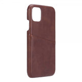Onsala iPhone 11 Cover med et Kortrum Brun