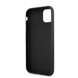 Guess iPhone 11 Cover Metal Logo Grå