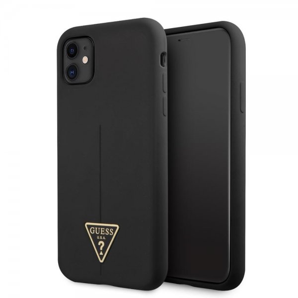 Guess iPhone 11 Cover Metal Triangle Sort